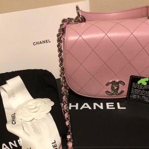 SOLD SOLD Chanel 17C pink flap bag